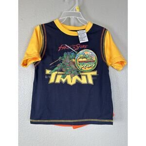 Boys Teenage Mutant Ninja Turtles 3T Shirt And Short Set Outfit New NOS 2003 NWT
